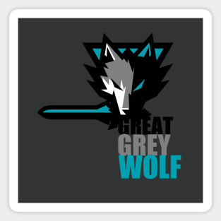 The Great Grey Wolf Magnet